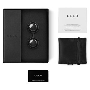 Bile Vaginale Lelo Luna Beads Noir Negru Thumb 4