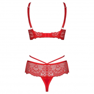 Set Obsessive Loventy Roșu L-XL Thumb 3