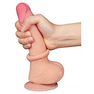 LoveToy Dildo Sliding-Skin 19.5 cm, Ø 3.5 cm - Realist Thumb 7
