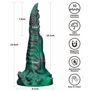 Lovetoy Savage Charm Double Claw 10 Moduri Reîncărcabil Verde Thumb 8