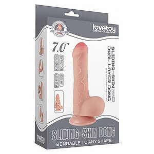LoveToy Sliding Skin 18.3cm — Realist, Ventuză Detașabilă Thumb 8