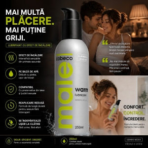 Lubrifiant cu Efect de Încălzire Male 250ml Thumb 2