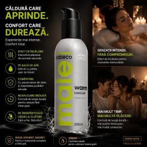 Lubrifiant cu Efect de Încălzire Male 250ml Thumb 1