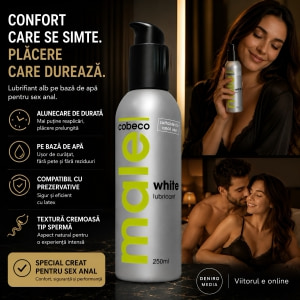 Lubrifiant Male White Cobeco 250ml Thumb 1