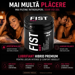 Lubrifiant Pe Bază De Apă Mister B FIST Hot 500 ml Thumb 2