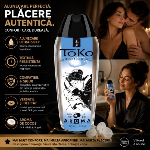 Lubrifiant Shunga Aromă Cocos 165 ml Thumb 1
