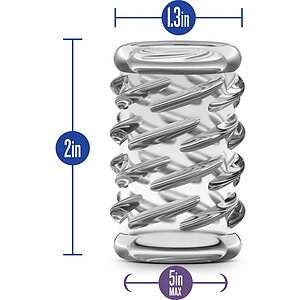 Manșon Pentru Penis Stay Hard Blush Transparent Thumb 3