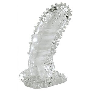 Manșon pentru Penis Transparent cu Striații