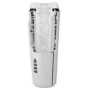 Masturbator Cu Vibrații Și Încălzire Marissa Alb Thumb 1