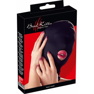 Masca Bad Kitty Head Mask Mouth — Neagră, Discretă Negru Thumb 4