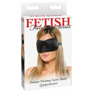 Mască Deluxe Fantasy Love Negru Thumb 3