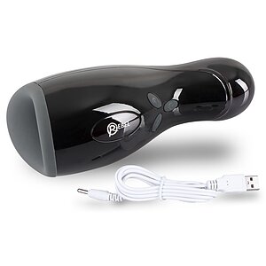 Masturbator Bărbați Cu Încălzire 3 Rebel Negru Thumb 5