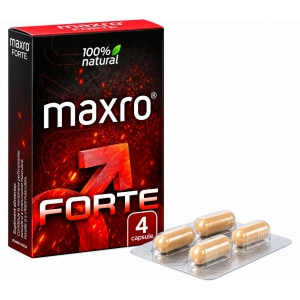 Pastile MaxRo Forte Pentru Potență și Erecție 4buc