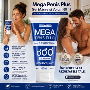 Pachet Spray Stud 100 Original Și Gel Mărire Penis Mega Penis Plus 65ml Thumb 3