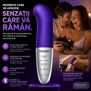 Mini Vibrator Viberette Punctul G Mov Thumb 2