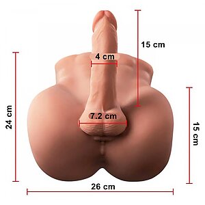 Mistress Barlett — Masturbator TPE, 3 Viteze, 4 Trepte Thumb 1