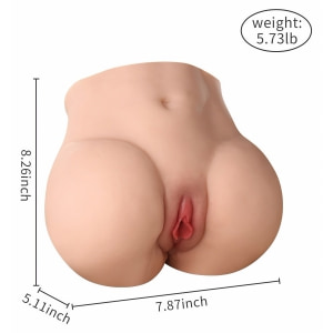 Mistress Lore – Masturbator Dublu, Stabil 2,8 Kg Realist Thumb 6