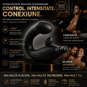 Mont P-Spot Perineum Massager Negru Thumb 4