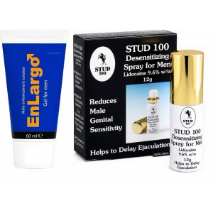 Pachet Cremă Mărirea Penisului Enlargo 100ml + Spray Stud 100 Original