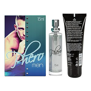 Pachet Cremă Erecție Penis XXL 80ml + Parfum cu Feromoni Pheromen 15ml