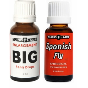 Pachet Picături Big Penis Drops 20ml + Picături Afrodisiace Spanish Fly 20ml