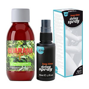 Pachet Spray HOT Delay 50 ml + Afrodisiac Guarana ZN Special 100ml