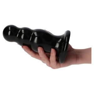 Anal Plug Italian Penis 6inch Negru Thumb 1