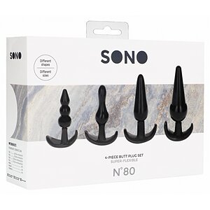 Set Anal Plug NO. 80 Negru Thumb 3