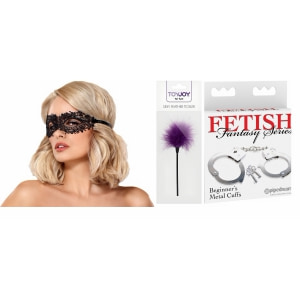 Set Seducție Intensă: Pene, Mister și Control