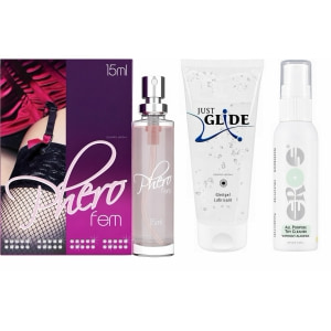 Kit Seducție Intensă: Atracție, Alunecare, Igienă