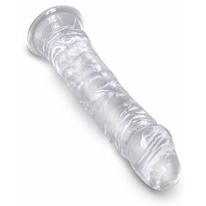 Dildo Realistic King Penis 8 Inch Transparent Thumb 1