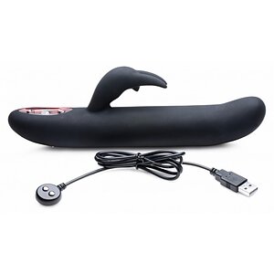 Vibrator Royal Rabbits Bling Bunny Flexing Negru Thumb 5