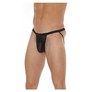 Chilot Amorable Transparent Jockstrap Negru