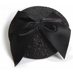 Accesoriu Sfârcuri Burlesque Glitter Negru Thumb 2