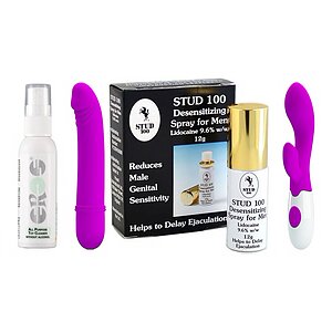 Pachet Plăcere Prelungită: Control, Curățenie, Vibrații