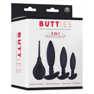 Nmc Set 3în1 Dopuri Progresive + Duș Intim, Discret Negru Thumb 1