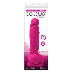 NS Toys Colours Vibrant – Vibrator Realist Roz, Reîncărcabil Thumb 1