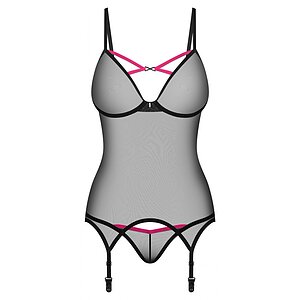 Corset Obsessive Novenes Negru M-L Thumb 1