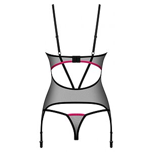 Corset Obsessive Novenes Negru M-L Thumb 2