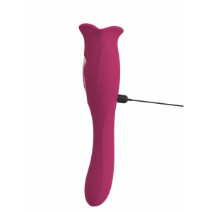 Oral Fun L – Vibrator 2 în 1, 10 Moduri, Reîncărcabil Roz Thumb 15