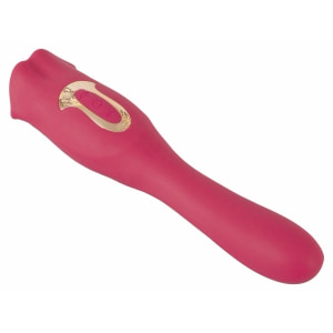 Oral Fun L – Vibrator 2 în 1, 10 Moduri, Reîncărcabil Roz Thumb 1