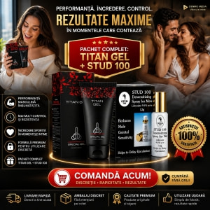 Pachet Cremă Mărirea Penisului Titan Gel Original + Spray Stud 100 Original Thumb 3