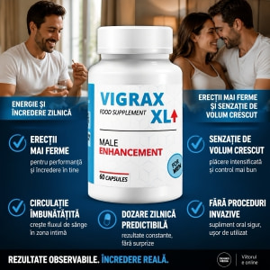 Pastile Creștere Penis Vigrax XL 60capsule Thumb 4