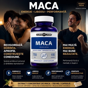Pastile Maca 750mg 100 capsule Thumb 3