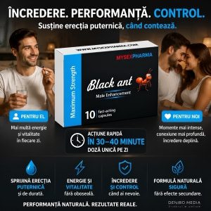 Pastile Potență Cupid Labs Black Ant 10buc Thumb 2