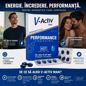 Pastile Potentă V-Activ Pentru Bărbați 20buc Thumb 3