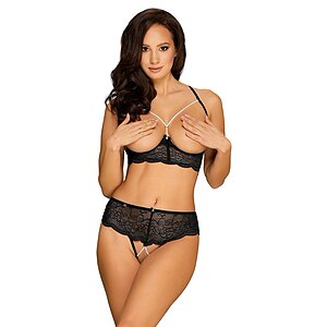 Set Obsessive Pearlove Negru