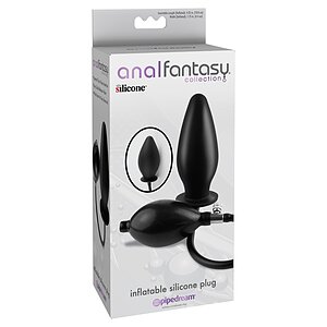 Plug Anal Gonflabil 11.6cm Negru Thumb 1