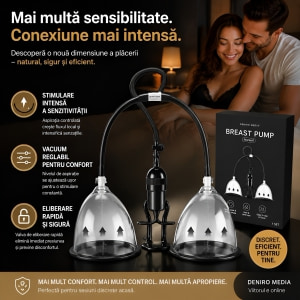 Pompă Vacuum Pentru Bust Stimulare Delicată Thumb 5