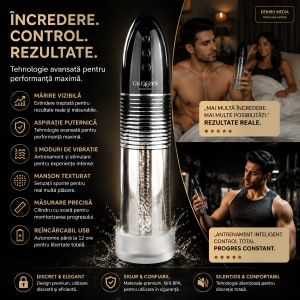Pompă Pentru Penis Executive Automatic Smart Negru Thumb 4